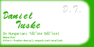 daniel tuske business card